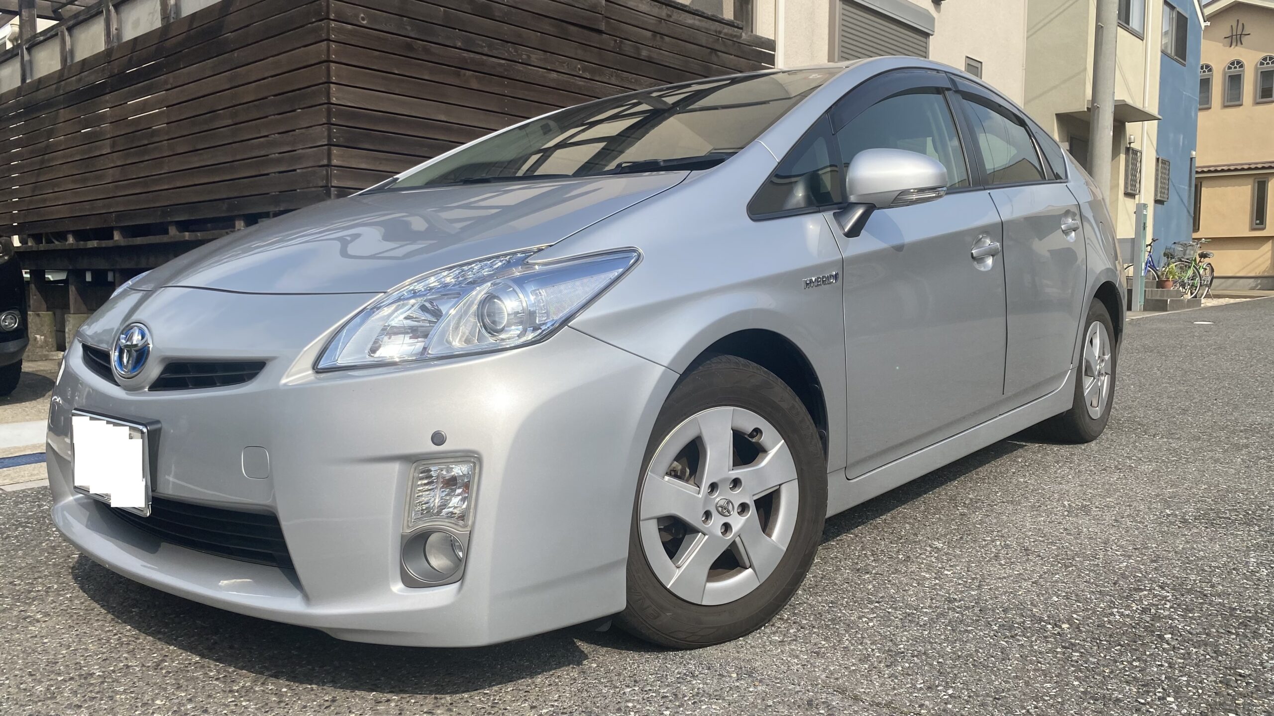 トヨタ プリウス H22年式 シルバー 外観